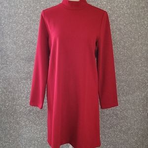 Appleseeds mockneck shift dress size medium